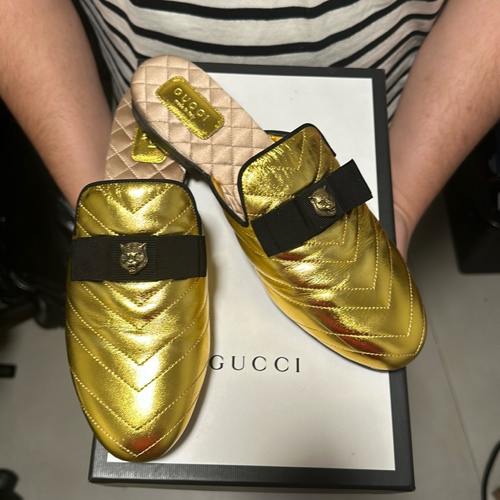 Gucci mules from 2015-2017 early Alessandro Michele